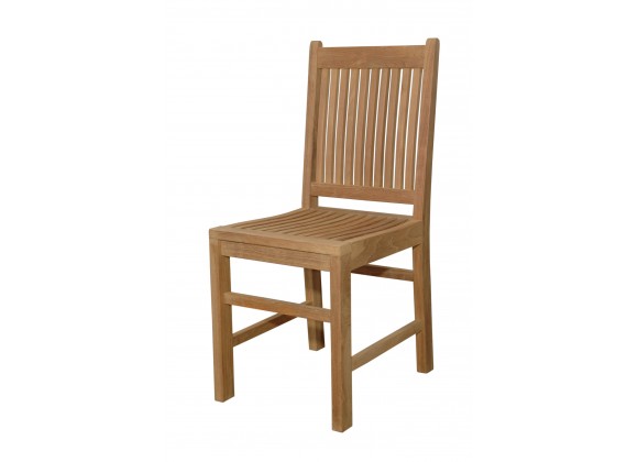 Anderson Teak Saratoga Dining Chair - Left Angle