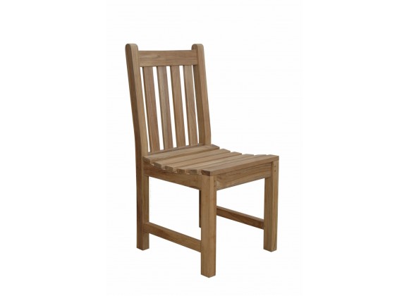 Anderson Teak Braxton Dining Chair - Angled