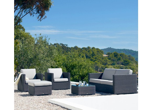 Cane-Line Chester Lounge Chair- Set Outdoor View