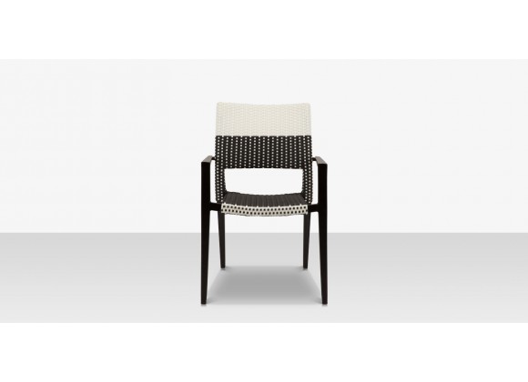 Source Furniture Chloe 23" Wicker Arm Dining Side Chair 4