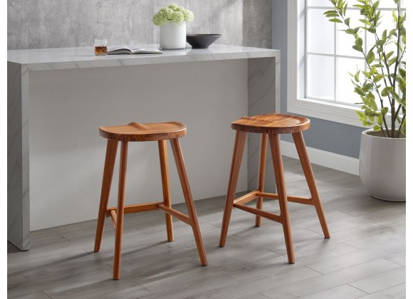 Greenington Max Stool in Counter Height, Amber - Lifestyle