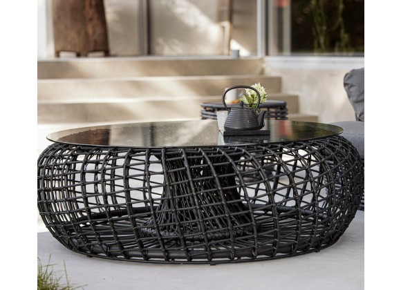 Cane-Line Nest Footstool/Coffee Table OUTDOOR_9887