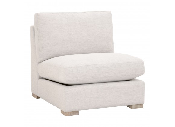 Essentials For Living Clara Modular 1-Seat Armless Chair - Front Side Angle