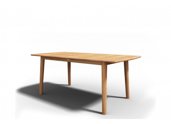 Hi Teak Furniture Riva Teak Rectangular Outdoor Dining Table - Angled