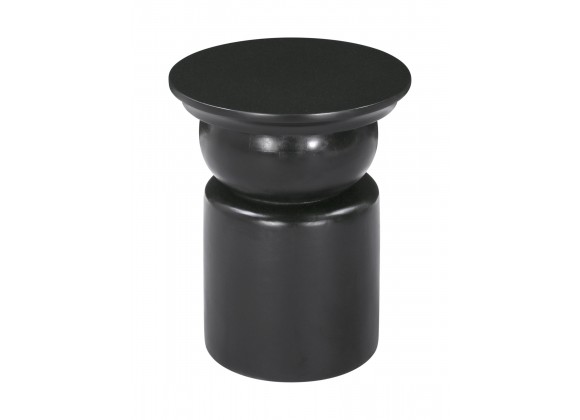 Colombo Side Table in Black - Angled
