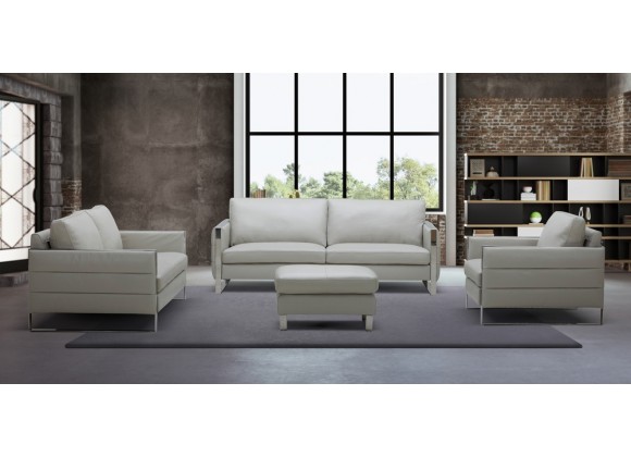 J&M Furniture Constantin Light Grey Sofa Set