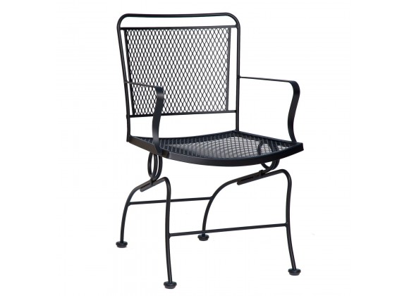 Woodard Constantine Coil Spring Dining Chair with Optional Cushion