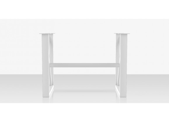 Source Furniture Contemporary Square X Style Bar Table Base Front