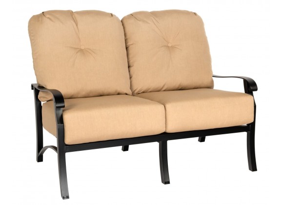 Woodard Cortland Cushion Love Seat - Angled