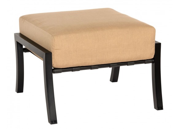 Woodard Cortland Cushion / Nico Ottoman - Angled