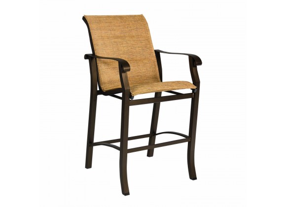 Woodard Cortland Padded Sling Stationary Bar Stool - Admin