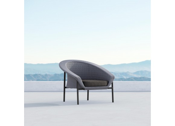 Azzurro Cove Club Chair In Midnight Cushion - Lifestyle