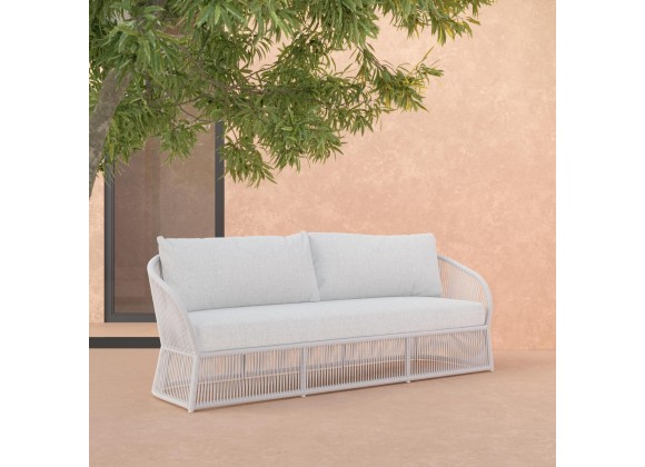 Azzurro Living Cape Town 3 Seat Sofa + Polar Cushion - Lifestyle 2