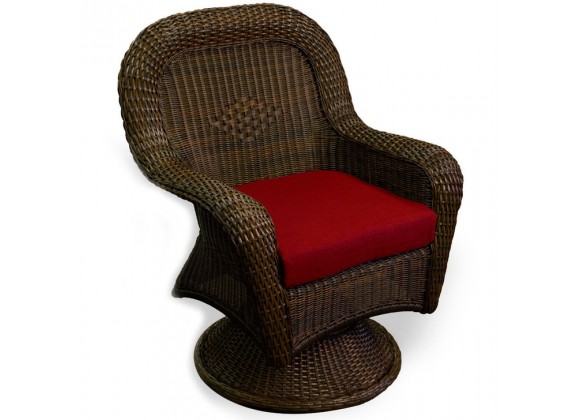 Tortuga Outdoor Sea Pines Wicker Swivel Rocking Dining Chair