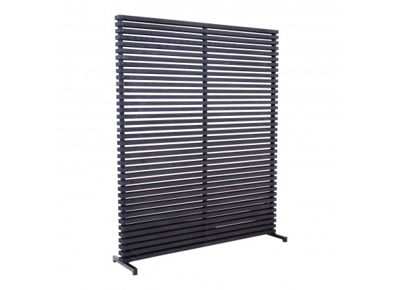 Moe's Home Collection Dallin Screen - Black - Front Side Angle