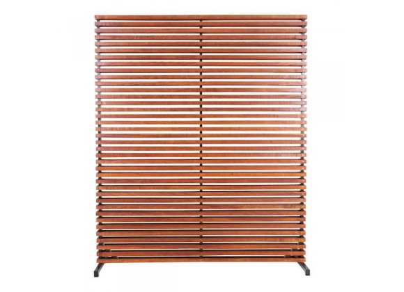 Moe's Home Collection Dallin Screen - Brown - Front  Angle