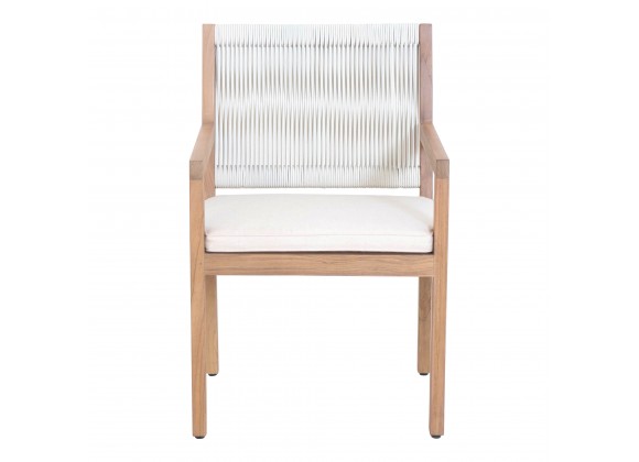 Moe's Home Collection Luce Outdoor Dining Chair - Front Angle