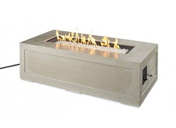 Outdoor Greatroom Company Linear Cove Fire Pit In Grey CF-1242-BLK