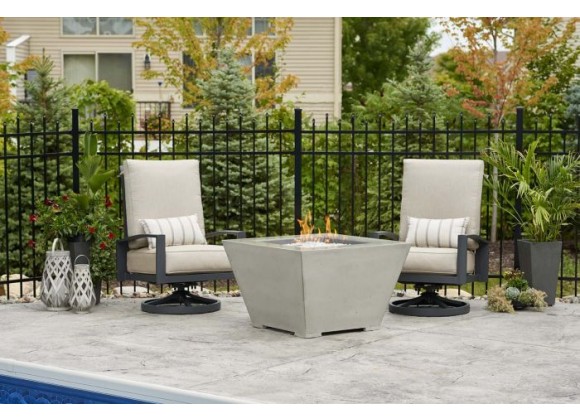 Outdoor Greatroom Company Cove Trapezoid Fire Table 2424 Burne