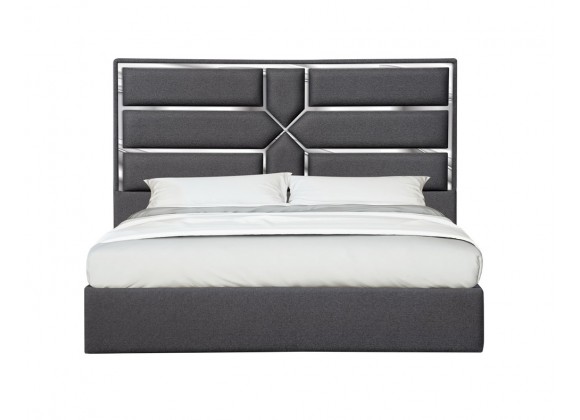 J&M Furniture Da Vinci Bedroom Collection Charcoal