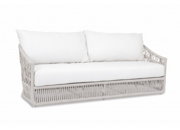 Dana Rope Sofa With Cushion in Linen Canvas