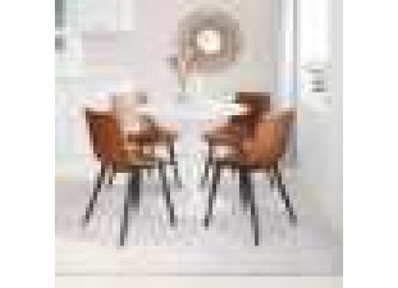 Daniel Dining Chair in Vintage Brown - Lifestyle