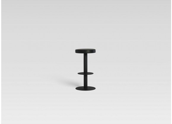 Crab Bar Stool Black with Black Powder Coated Stee