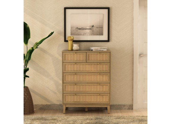 Anderson Teak Bodrum 4+2 Drawer Chest - Front Lifestyle