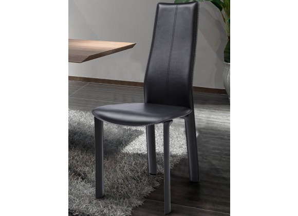 Whiteline Modern Living Allison Dining Chair in Black - Lifestyle