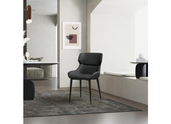 Living Morocco Dining Chair in Black- Lifestyle