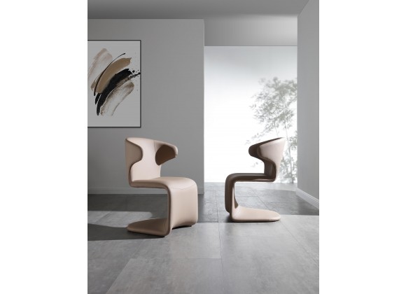 Elena Dining Chair in Taupe-Lifestyle 1