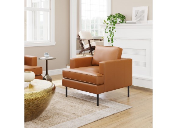 Decade Armchair in Brown-Lifestyle 1