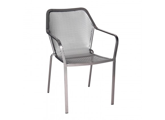 Woodard Et Cetera Delmar Stacking Arm Chair
