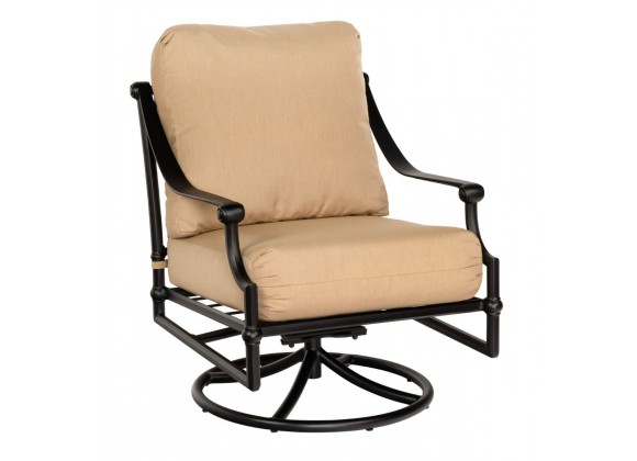 Woodard Delphi Swivel Rocking Lounge Chair - Angled
