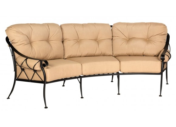 Woodard Derby Crescent Sofa - Angled