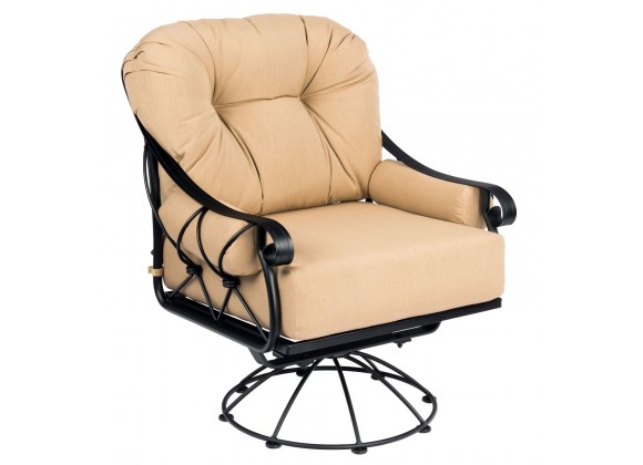 Woodard Derby Swivel Rocking Lounge Chair - Angled