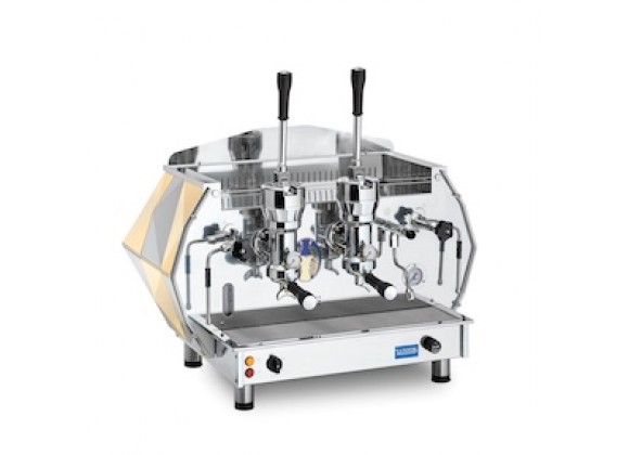 La Pavoni - Diamante ESPRESSO - 2 Group Lever in Gold - Up
