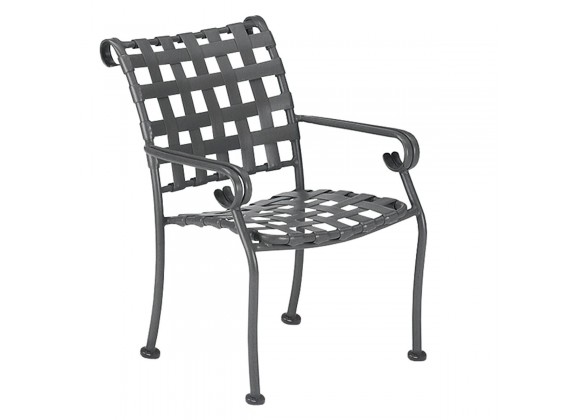 Woodard Et Cetera Ramsgate Dining Arm Chair with Optional Seat Cushion