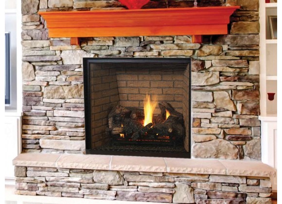 Superior Fireplaces 45" Direct-Vent With Electronic Ignition - Natural - Lifestyle