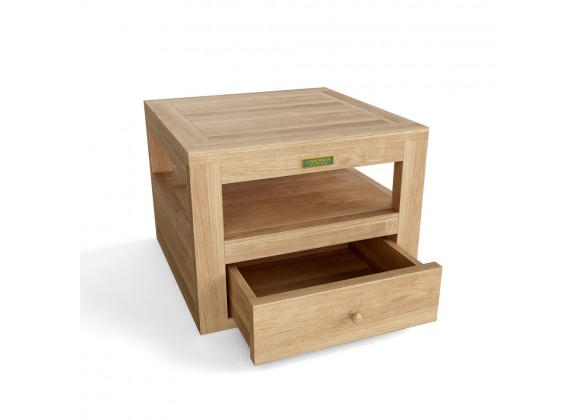 Anderson Teak Copacabana Side Table Open View