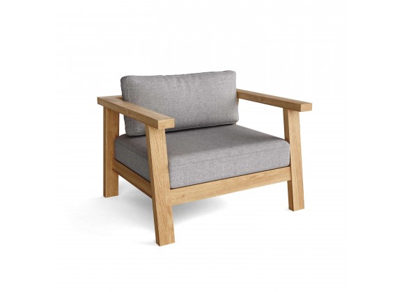 Anderson Teak Palmero Deep Seating Armchair - Angled