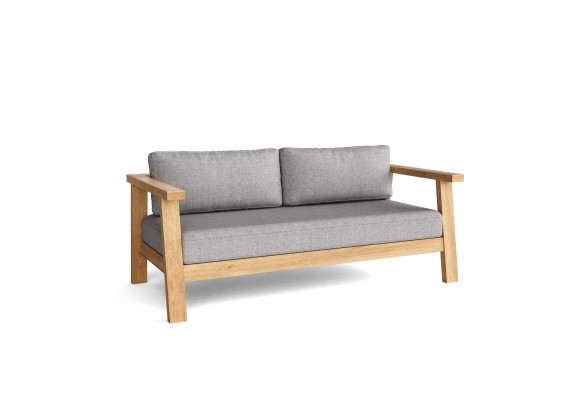 Anderson Teak Palermo Deep Seating Loveseat - Angled