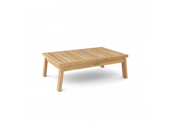 Anderson Teak Palermo Rectangular Coffee Table - Angled