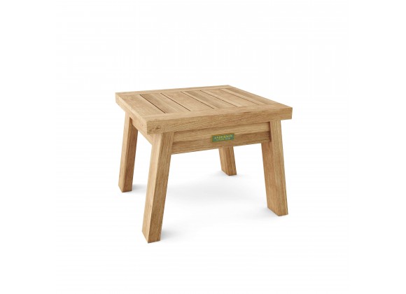 Anderson Teak Palermo Side Table - Angled