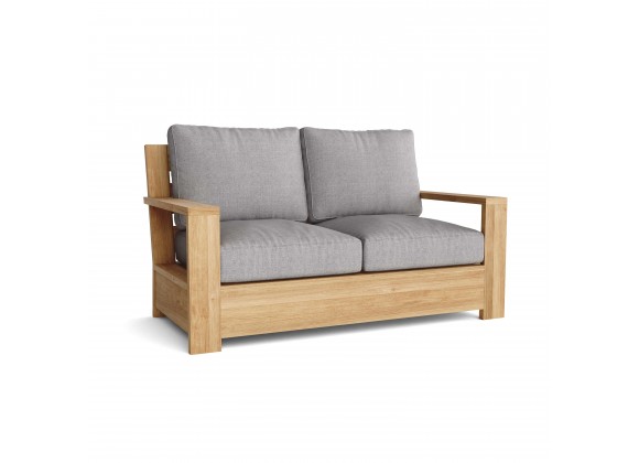 Anderson Teak Madera Deep Seating Loveseat - Angled