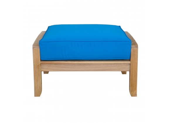 Anderson Teak Natsepa Ottoman Blue