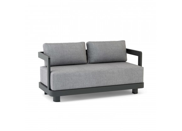 Anderson Teak Granada Deep Seating Aluminum Loveseat