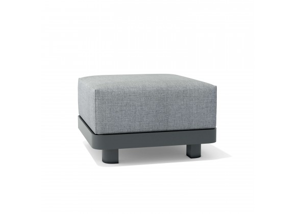 Anderson Teak Granada Deep Seating Aluminum Ottoman