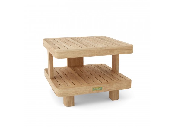 Anderson Teak Granada Side Table - Angled