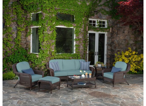 Tortuga Outdoor Sea Pines 6pc Outdoor Wicker Sofa Set 2